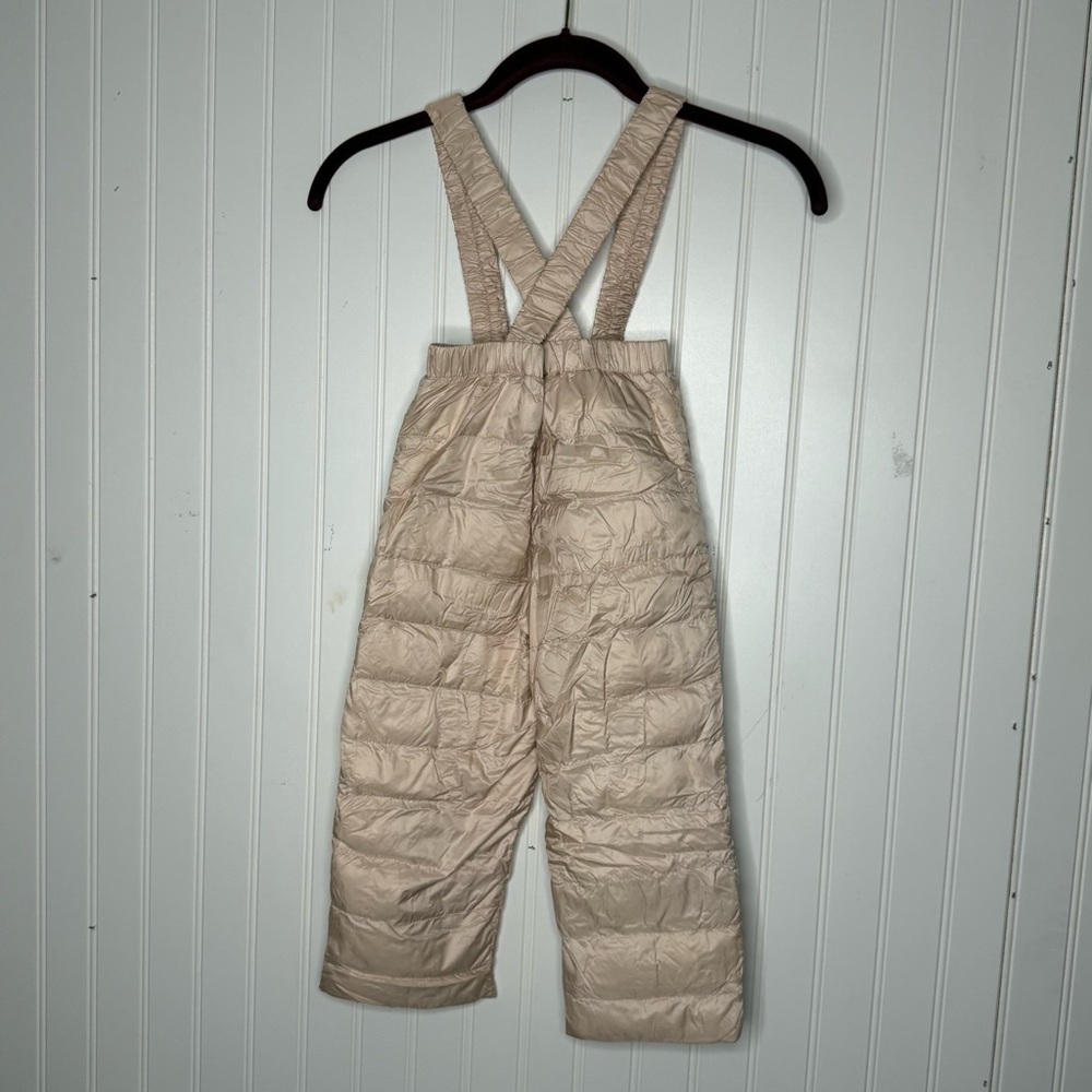 MONCLER Snow Pants Goose Down Ski Puffer Winter Pink Toddler Girls Size 2 Years - Picture 4 of 10
